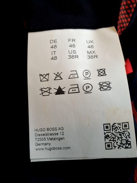 Hugo Boss Jakkesæt (Mørkeblå, str. 48)